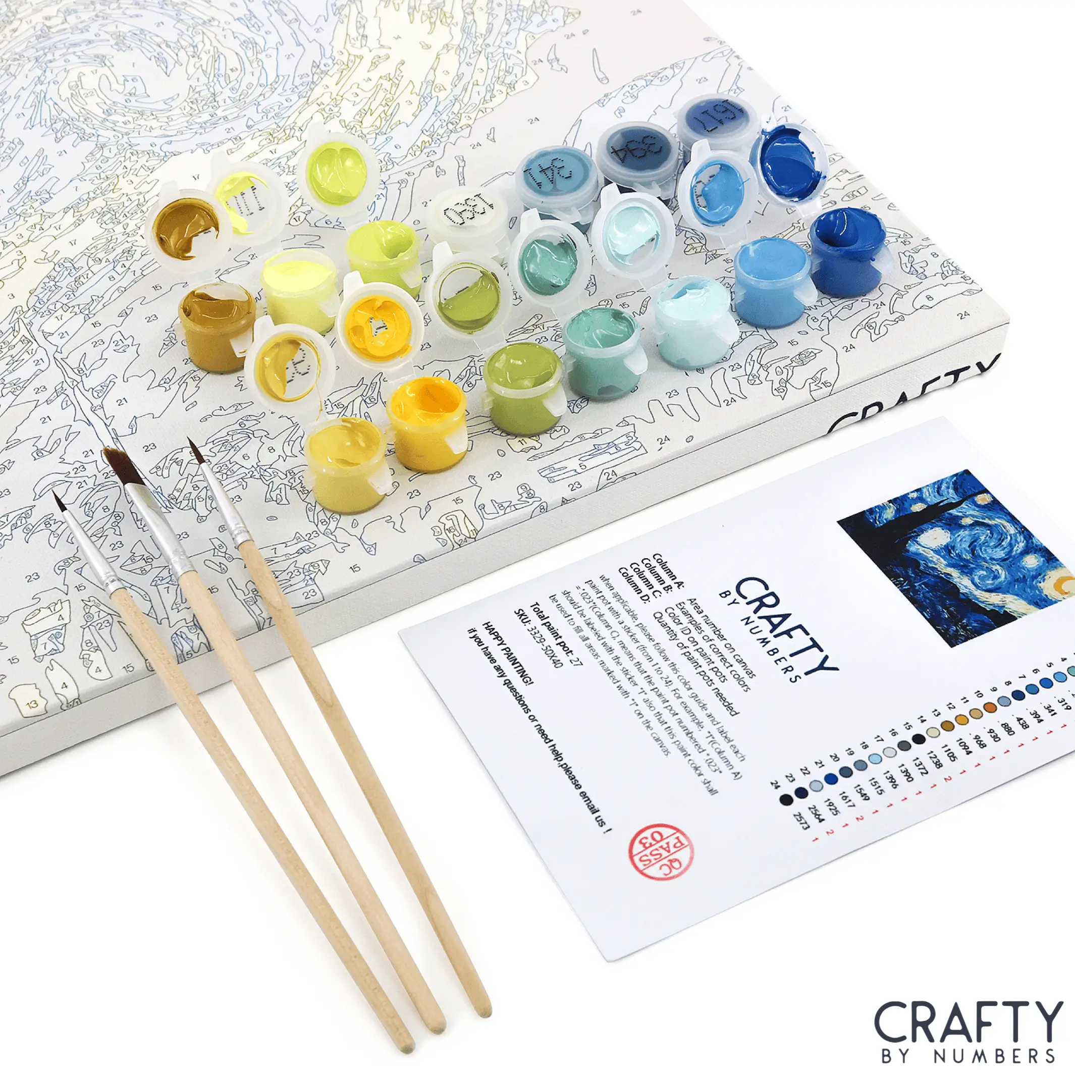 Multi-Size Custom Paint by Numbers Kit - Image 24